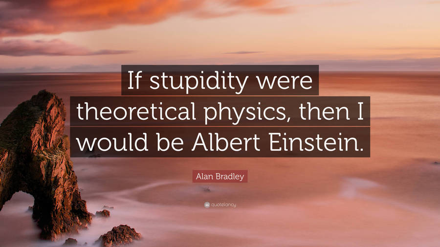 Exploring Theoretical Physics Concepts With Alan Bradley Wallpaper