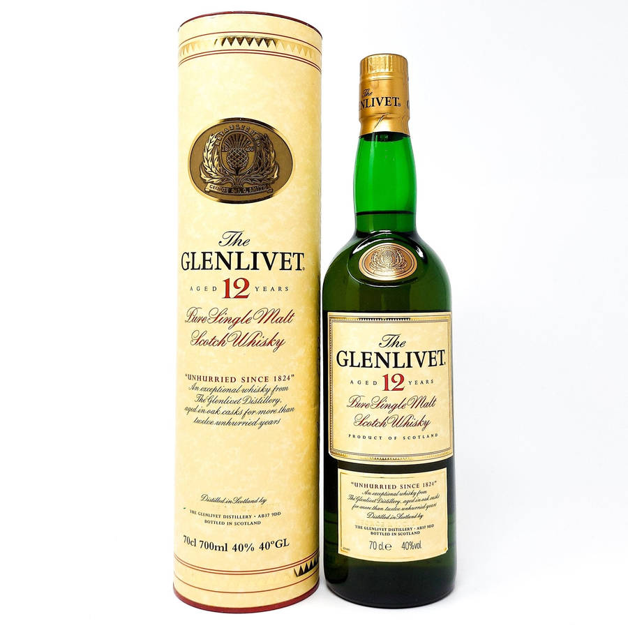 Exquisite Elegance Of The Glenlivet 12-year Old Single Malt Scotch Wallpaper