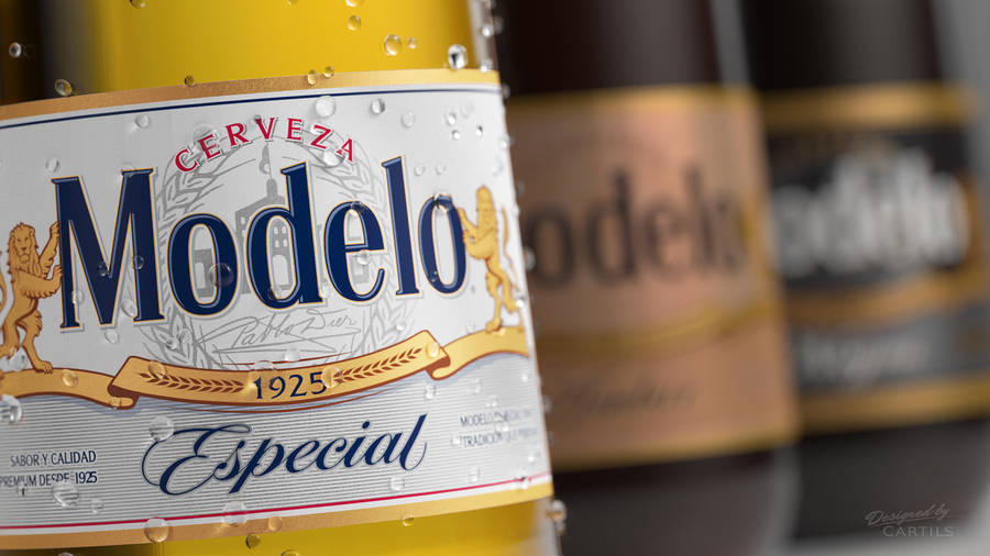 Exquisite Modelo Especial Beer Packaging Wallpaper