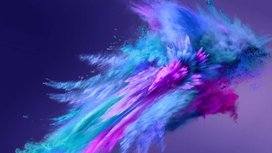 Exquisite Rainbow Colors Illuminating The Desktop Wallpaper