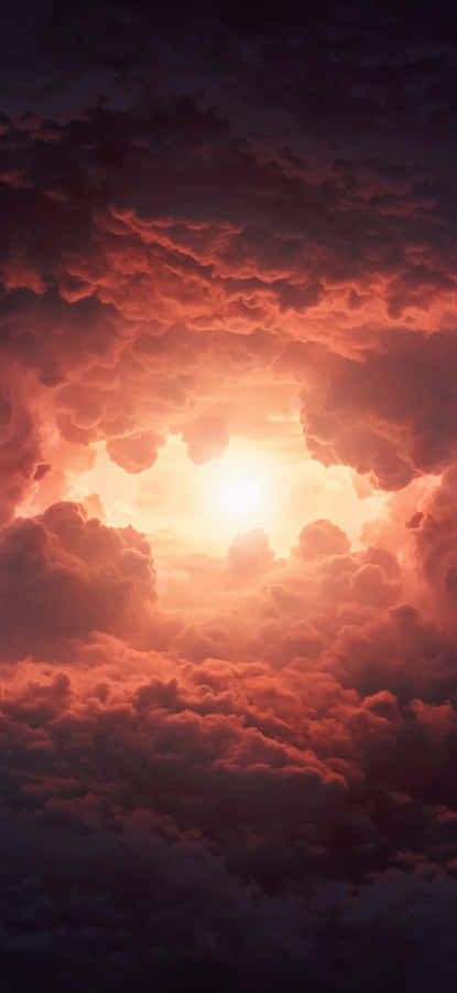 Extreme Sunset Cloud Wallpaper