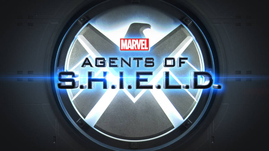 Eye Catching Marvel Agents Of Shield Logo Digital Art Wallpaper