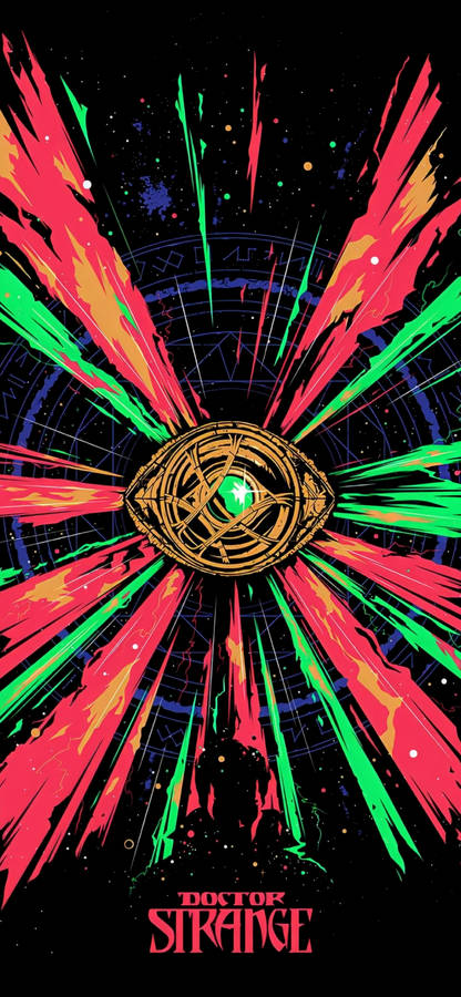 Eye Of Agamotto Doctor Strange Minimalist Wallpaper