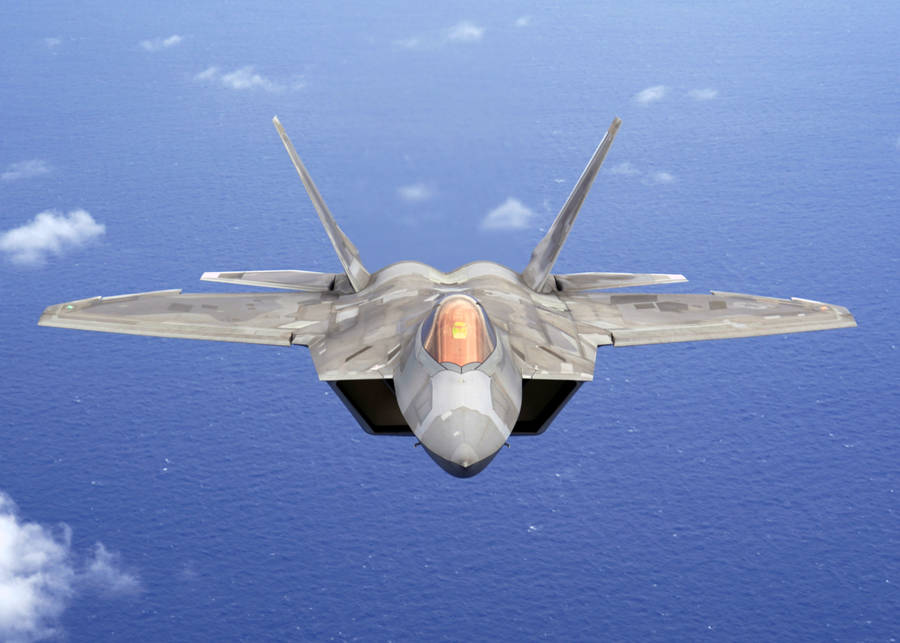 F-22 Stealth Fighter Jet Wallpaper