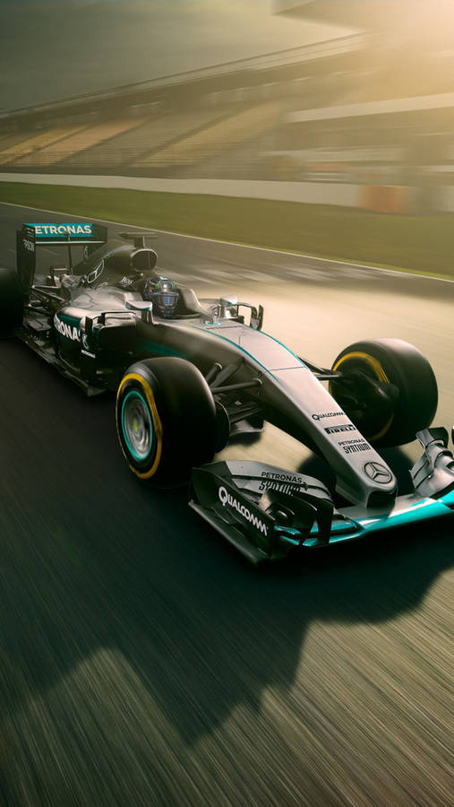 F1 Phone Black Green Amg Petronas Wallpaper