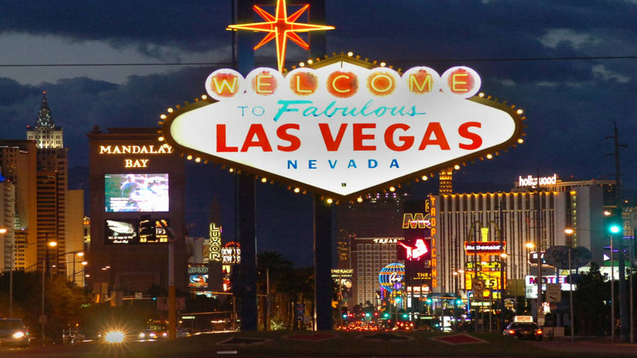 Fabulous Las Vegas Welcome Sign Wallpaper