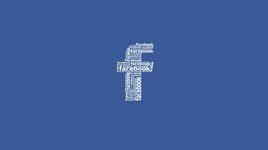 Facebook Word Cloud Collage Wallpaper