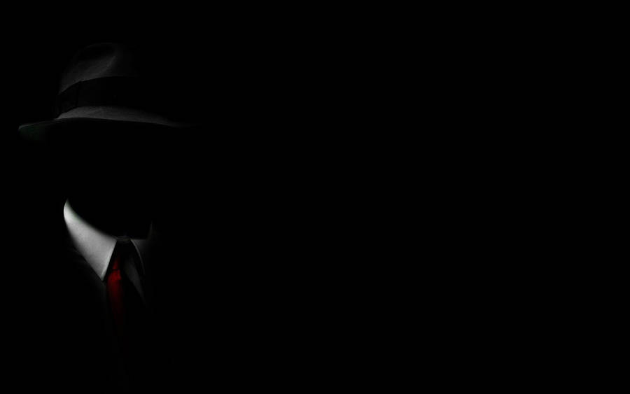 Faceless Mafia In The Dark Wallpaper