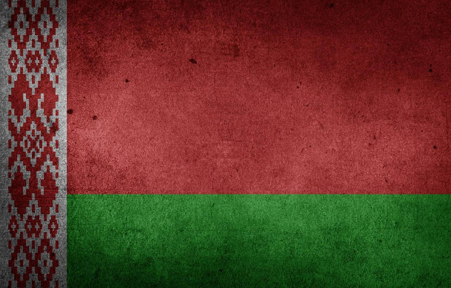 Faded Belarus Flag Wallpaper