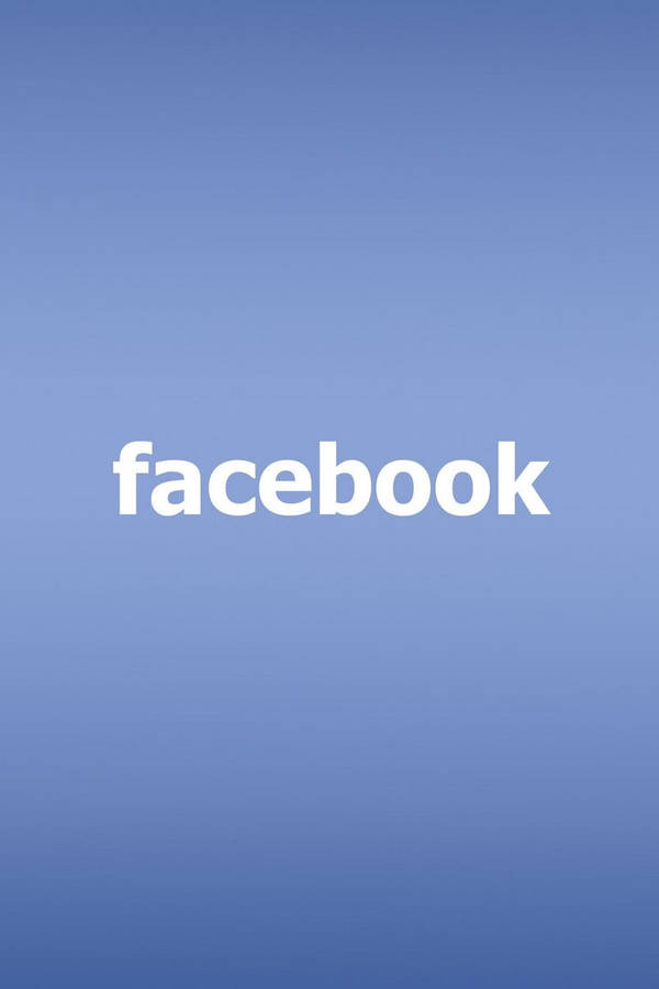 Faded Blue Facebook Mobile Wallpaper