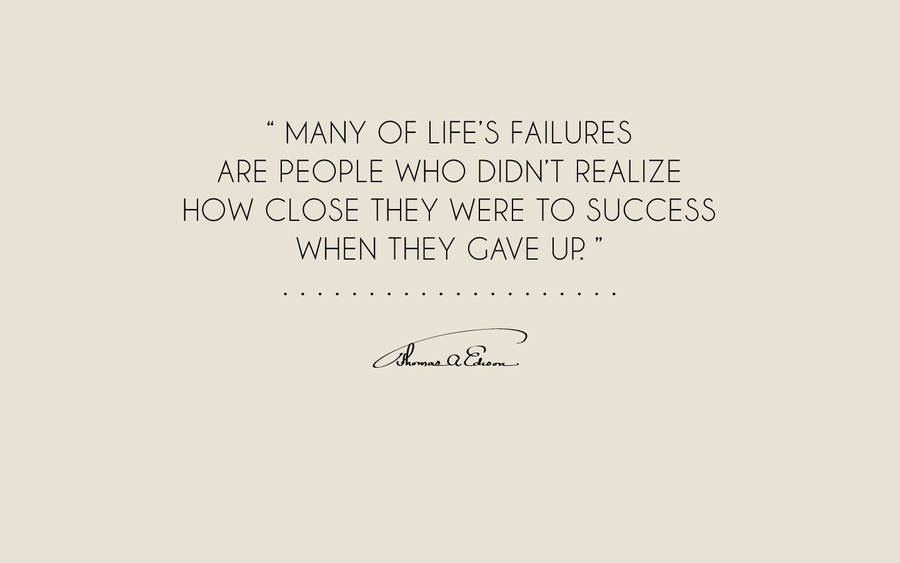 Failure And Success Life Quotes Wallpaper