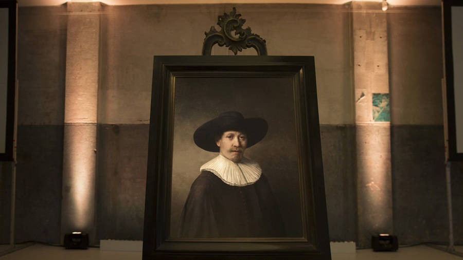 Fake Rembrandt Created By Algorithm Wallpaper