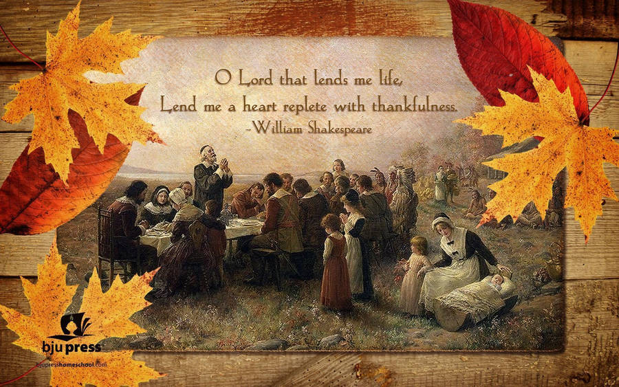 Fall Thanksgiving Card Wallpaper