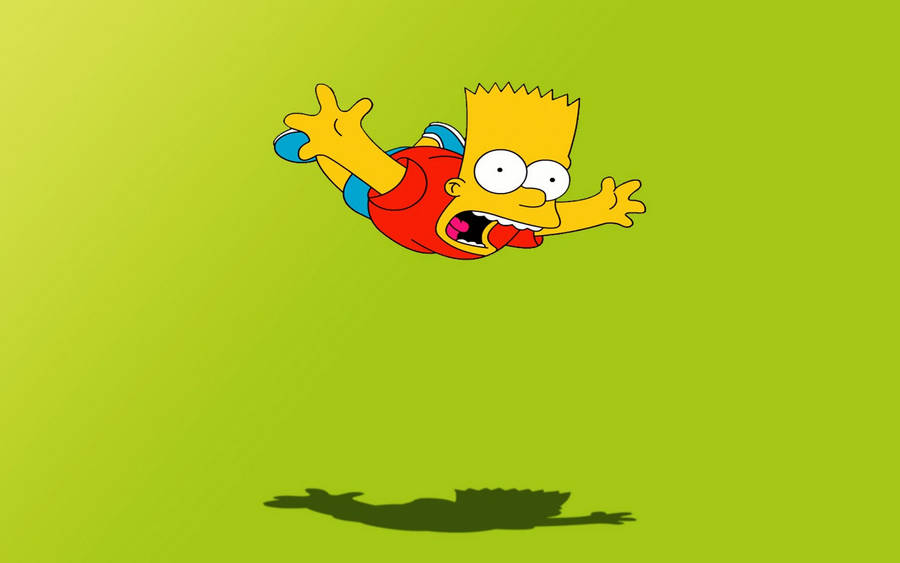 Falling Bart Simpson Wallpaper