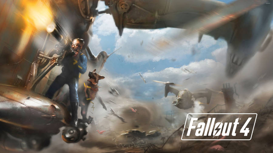 Fallout 4 Air Battle Wallpaper