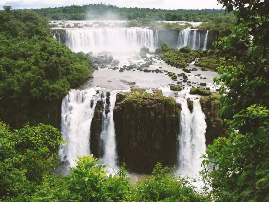 Falls In Amazonas Brazil Wallpaper