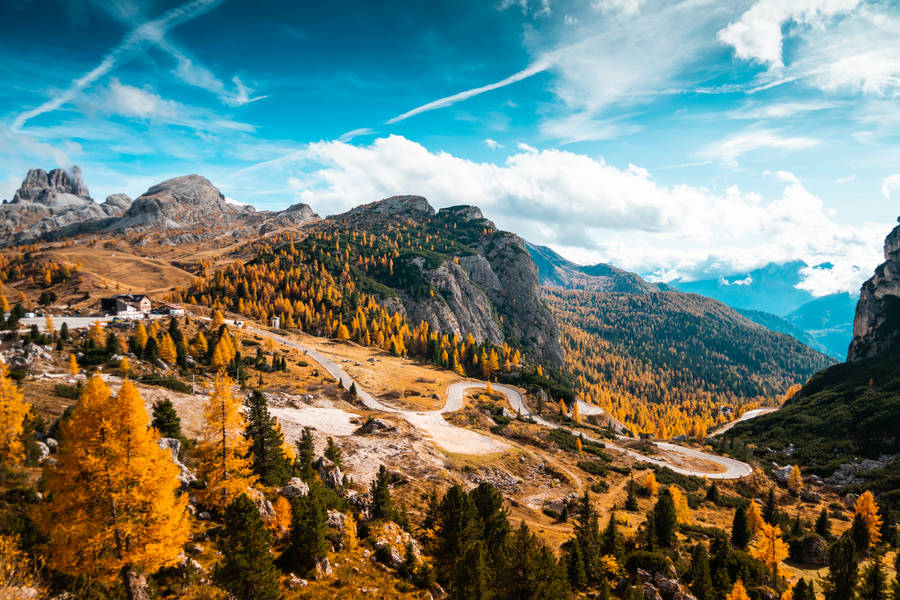 Falzarego Pass Best Autumn Wallpaper