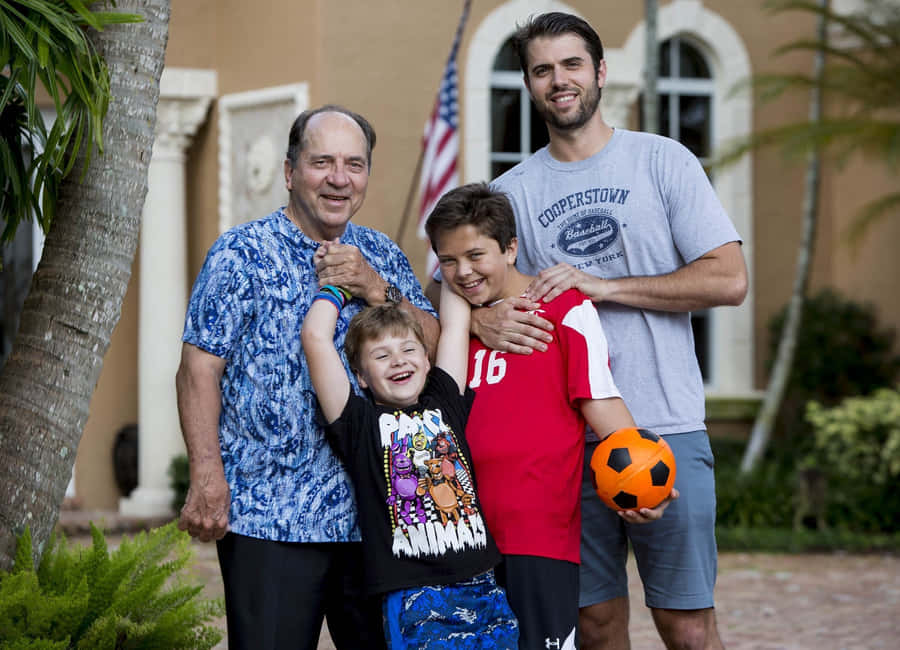 Family Portrait Outdoors Wallpaper