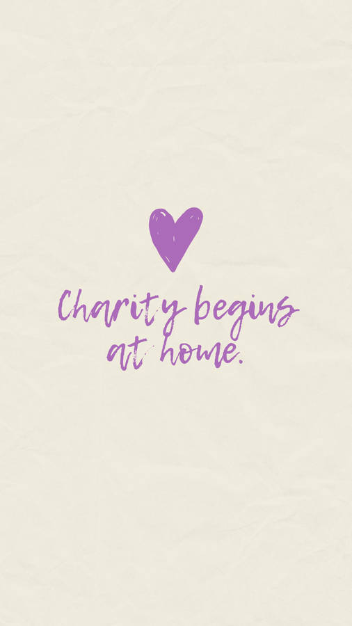 Fanart Charity Quotes Wallpaper