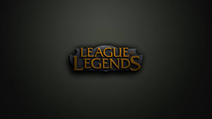 Fantastic League Of Legends Logo Wallpaper