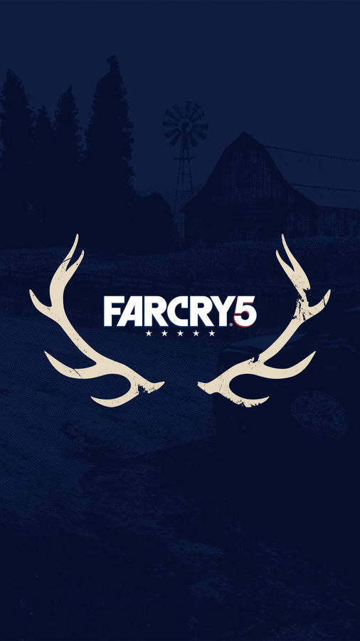 Far Cry 5 Antlers Blue Iphone Wallpaper