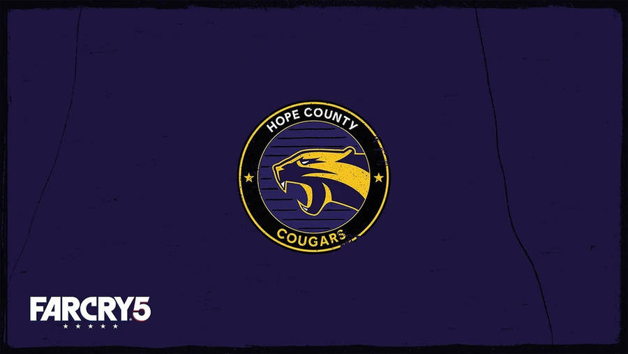 Far Cry 5 Hope County Cougars Logo Wallpaper