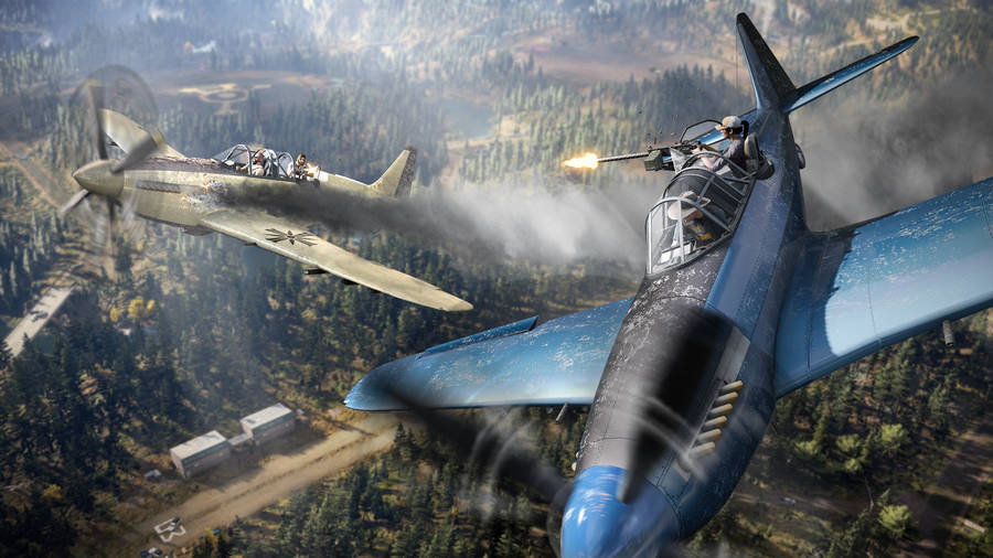 Far Cry 5 Plane Fight Wallpaper