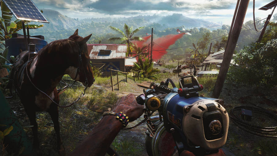 Far Cry 6 Horse In Madrugada Wallpaper