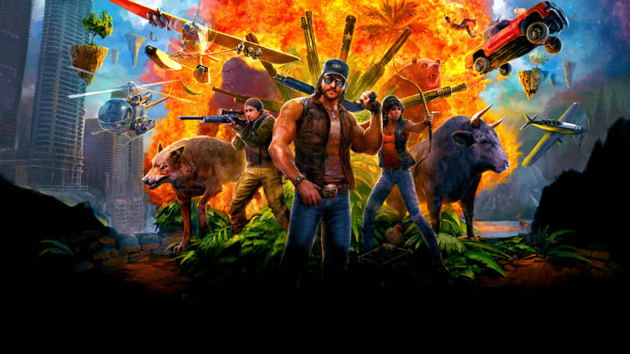 Far Cry Explosion Wallpaper