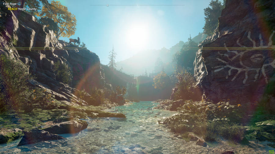 Far Cry New Dawn River Mountain Wallpaper