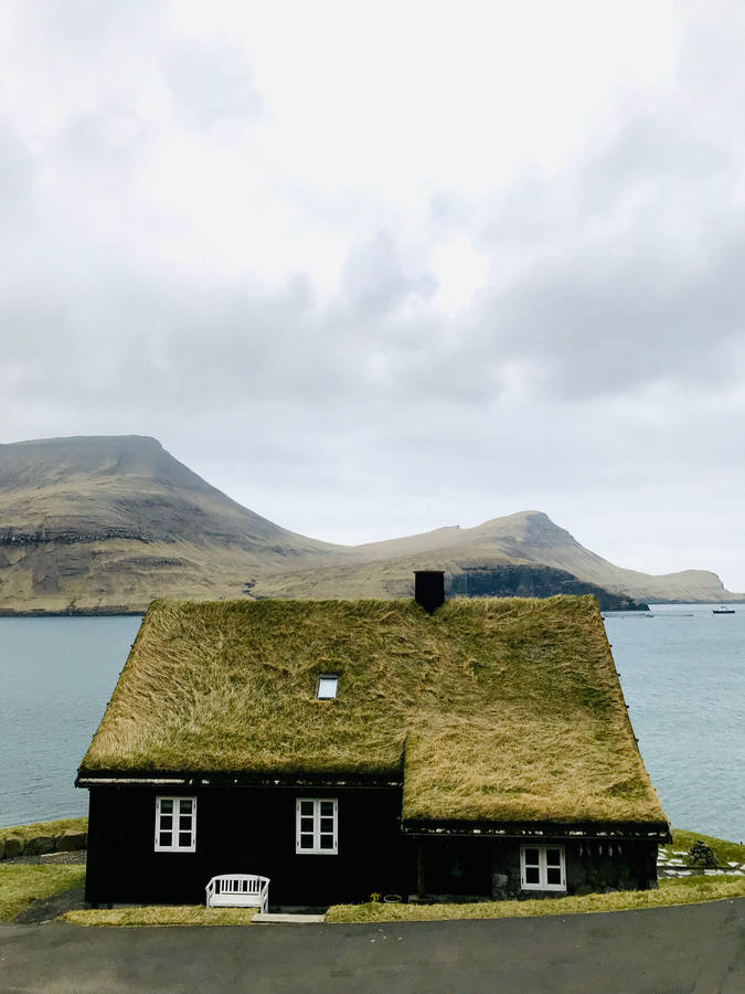 Faroe Islands Bour House Wallpaper