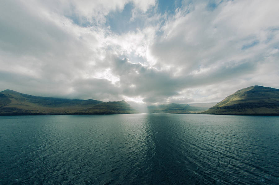 Faroe Islands Calm Ocean Wallpaper