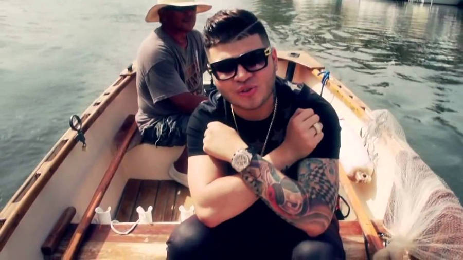 Farruko On The Boat Wallpaper