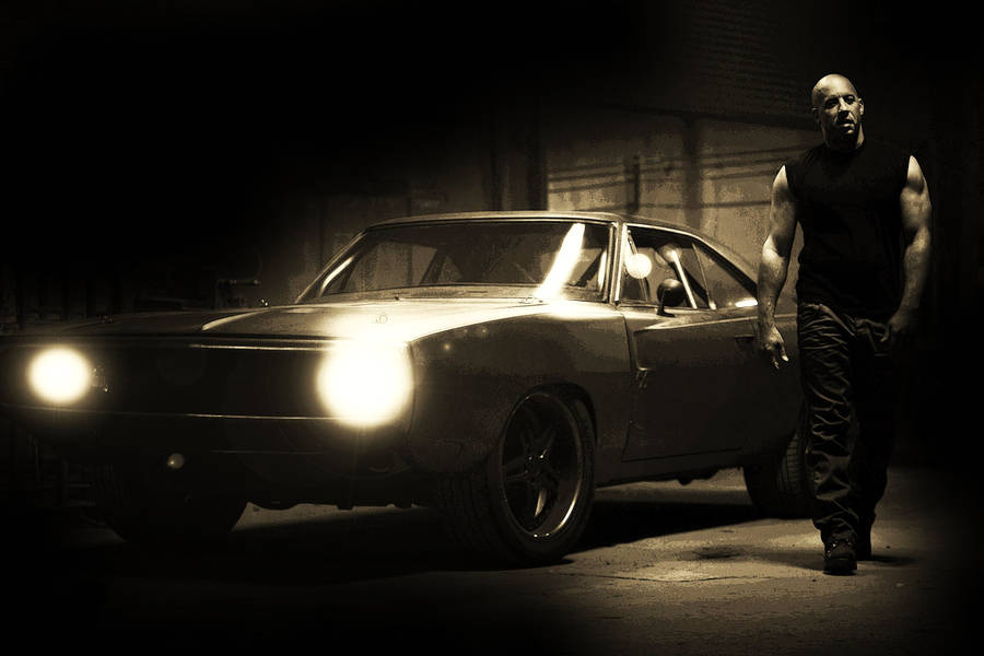 Fast And Furious Cars Vin Diesel Vintage Aesthetic Wallpaper