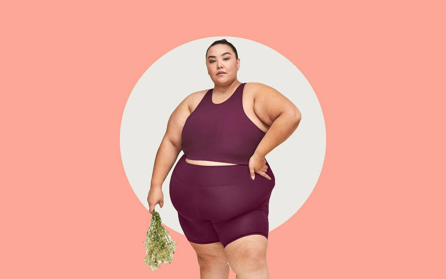 Fat Person In Workout Clothes Wallpaper