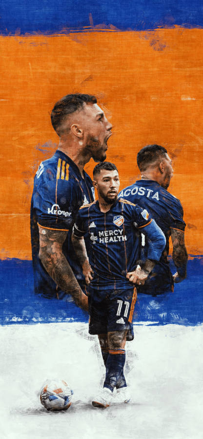 Fc Cincinnati Midfielder Luciano Acosta Wallpaper