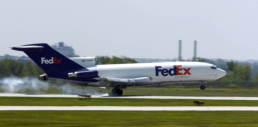 Fedex Cargo Plane Boeing 777f Wallpaper