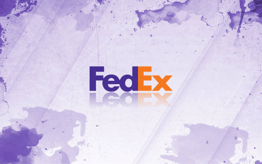 Fedex Purple Smudge Artwork Wallpaper