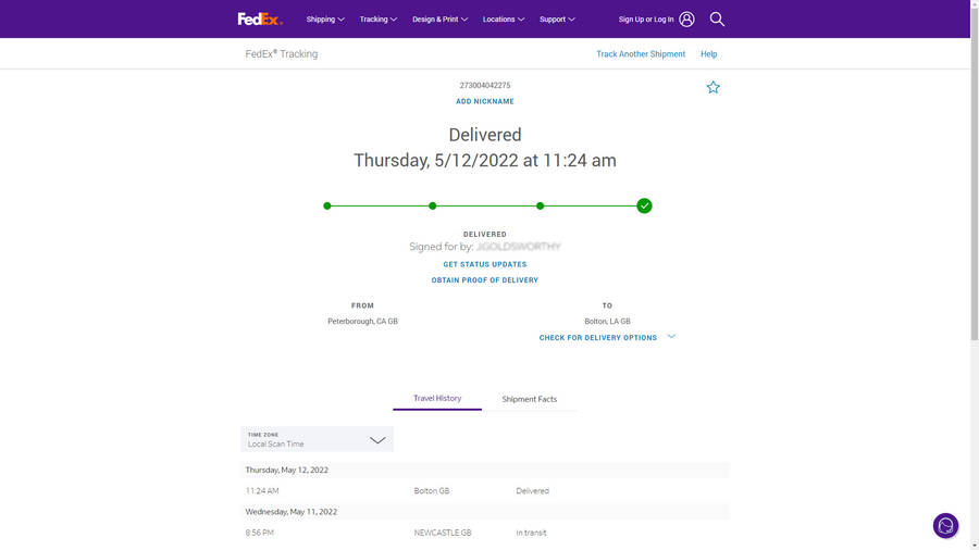 Fedex Tracking Delivered Wallpaper