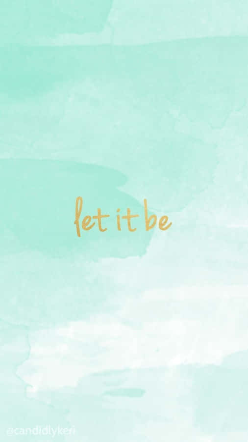 Feel The Calm Wisdom Of Turquoise Aesthetic Wallpaper