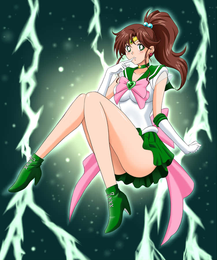 Feel The Inner Strength And Power Of Sailor Jupiter Wallpaper