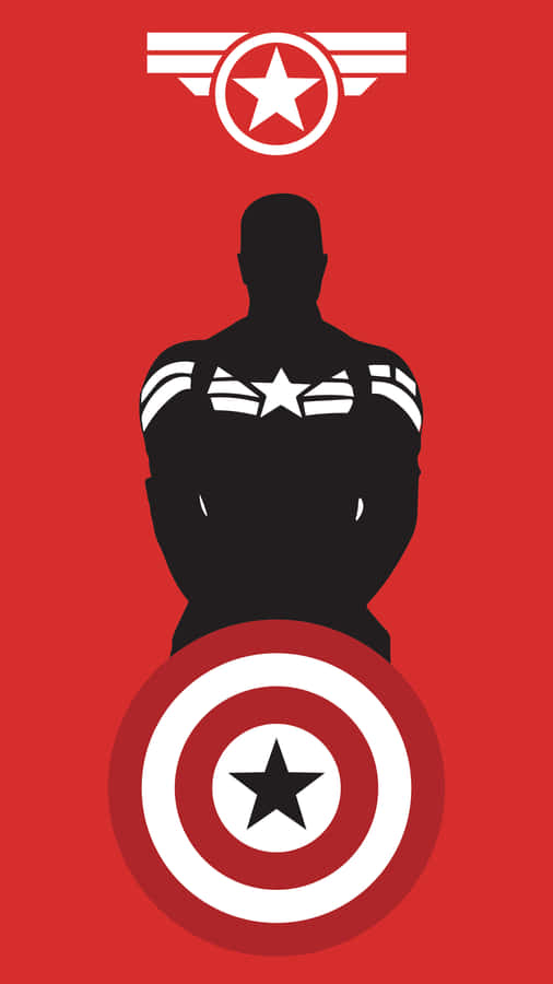 “feel The Power Of Liberty With Captain America Cool” Wallpaper