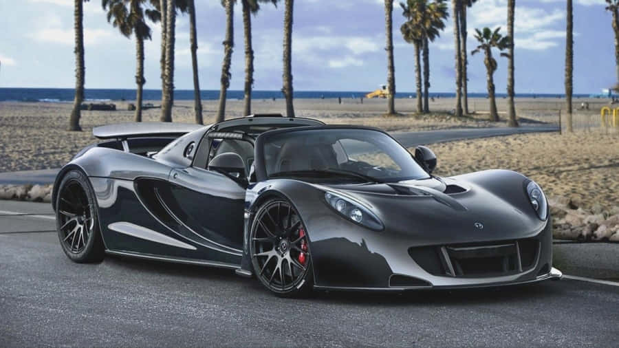 Feel The Thrill Of Driving A Fast Car Wallpaper