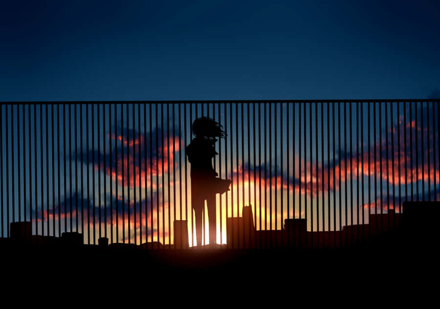 Feel The Warm Summer Sunset, Anime Style Wallpaper