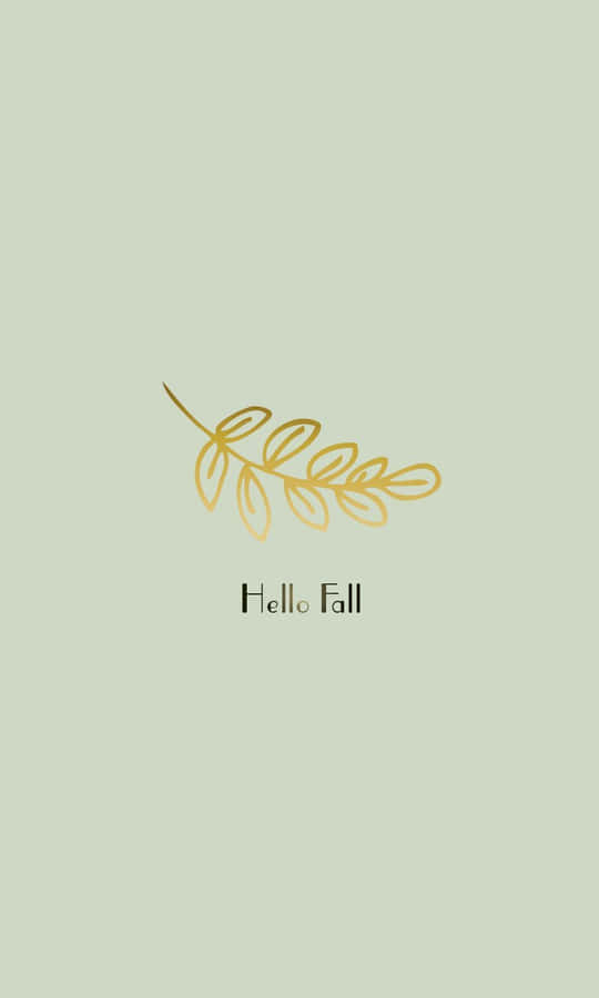 Feeling The Cozy Autumn Season With A Touch Of Minimalism. Wallpaper