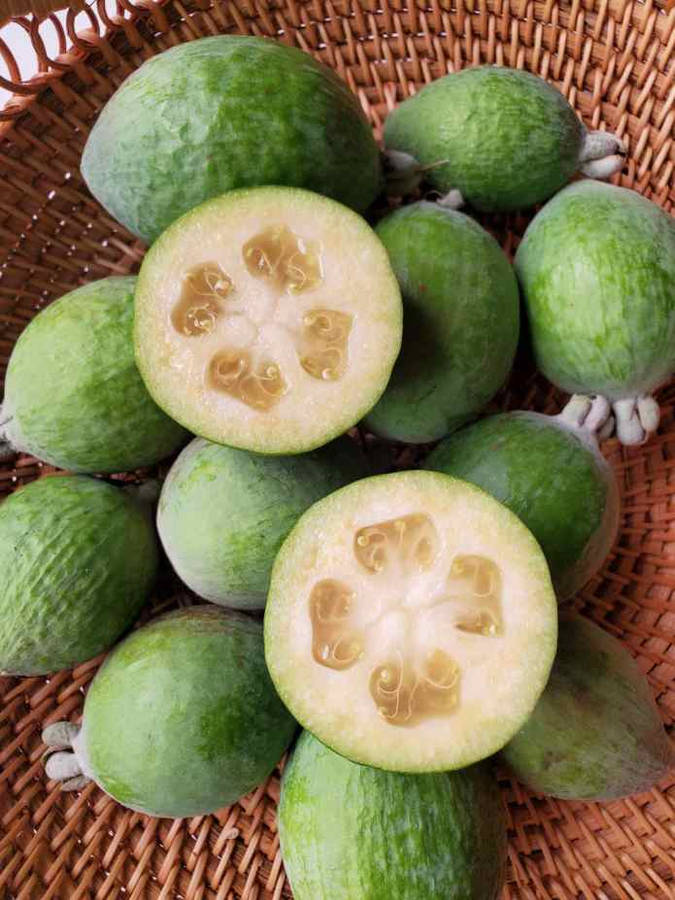 Feijoa Sellowiana In Half Wallpaper