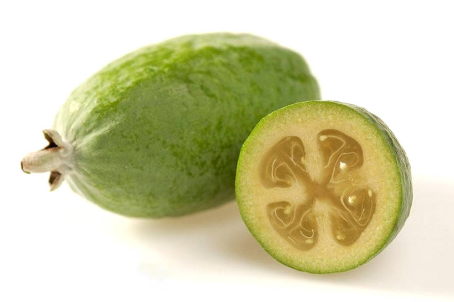 Feijoa Sellowiana With Half Wallpaper