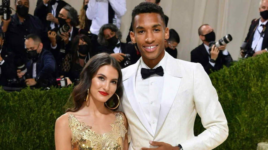 Felix Auger Aliassime And Girlfriend Met Gala Wallpaper