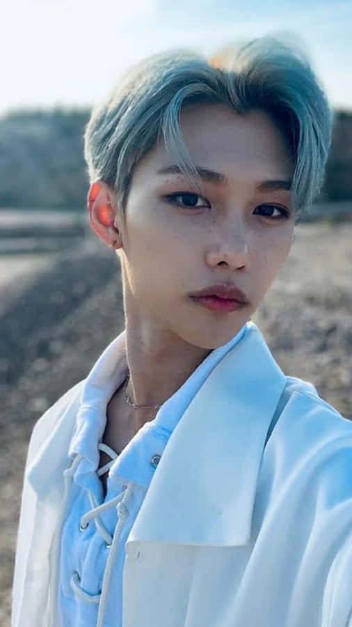 Felix Of The Pop Idol Group Stray Kids On Stage At The Kcon La Wallpaper