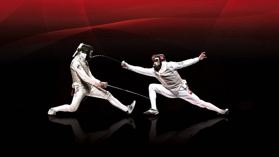 Fencing Match Photography Wallpaper